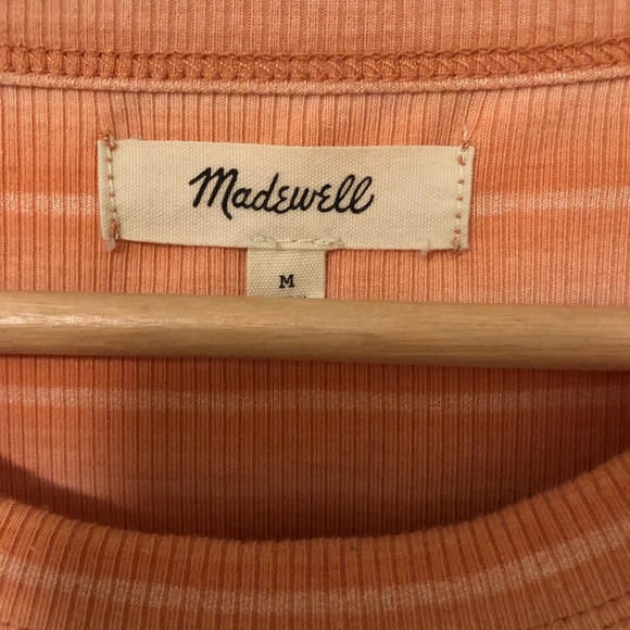 Madewell Ribbed Westville tank top in Sweet Tulip - Picture 8 of 8